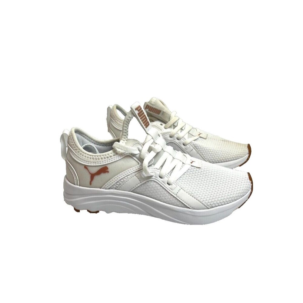 Puma Softride Sophia 2 Shoe Womens Sz 6 White Ivory Rose Gold  37790312 Athletic